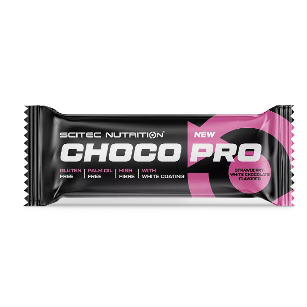 Choco Pro Bar 50 Gr Fresa - Chocolate Blanco_0