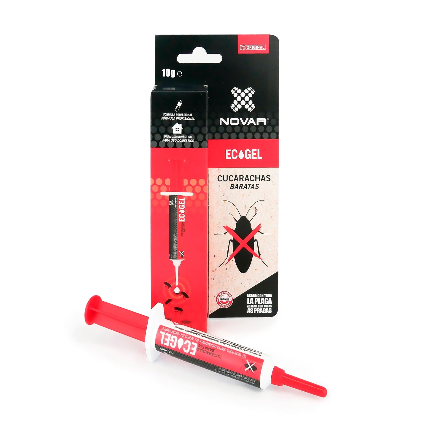 Novar Ecogel Jeringuilla contra cucarachas Ecopack 10 g