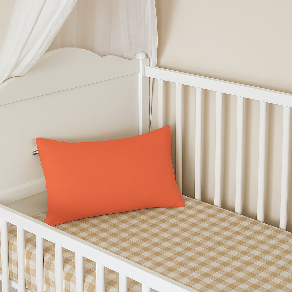 Cojín Rectangular De Algodón Orgánico Fresa