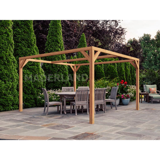 Pérgola madera laminada Tarragona 250x250cm Maderland