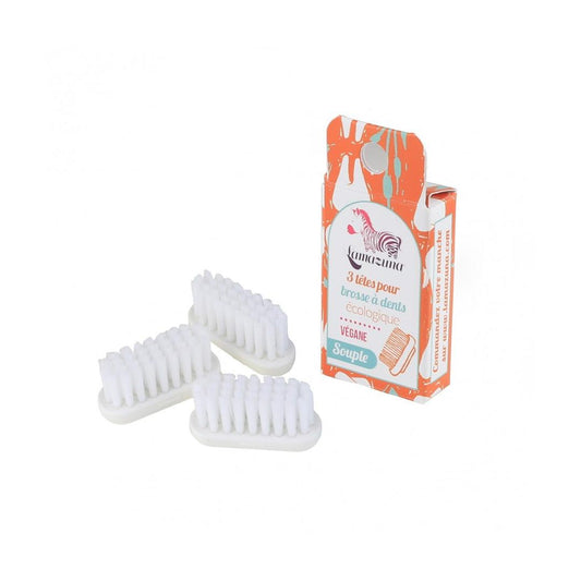 Pack de 3 recambio cepillo dental Suave Lamazuna