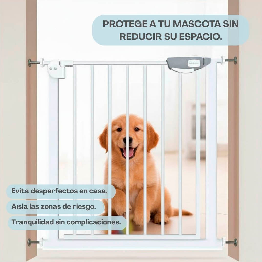 Bathby | Extensión De 80 Cm Para Valla De Seguridad Infantil Y Para Mascotas, Color Blanco_5