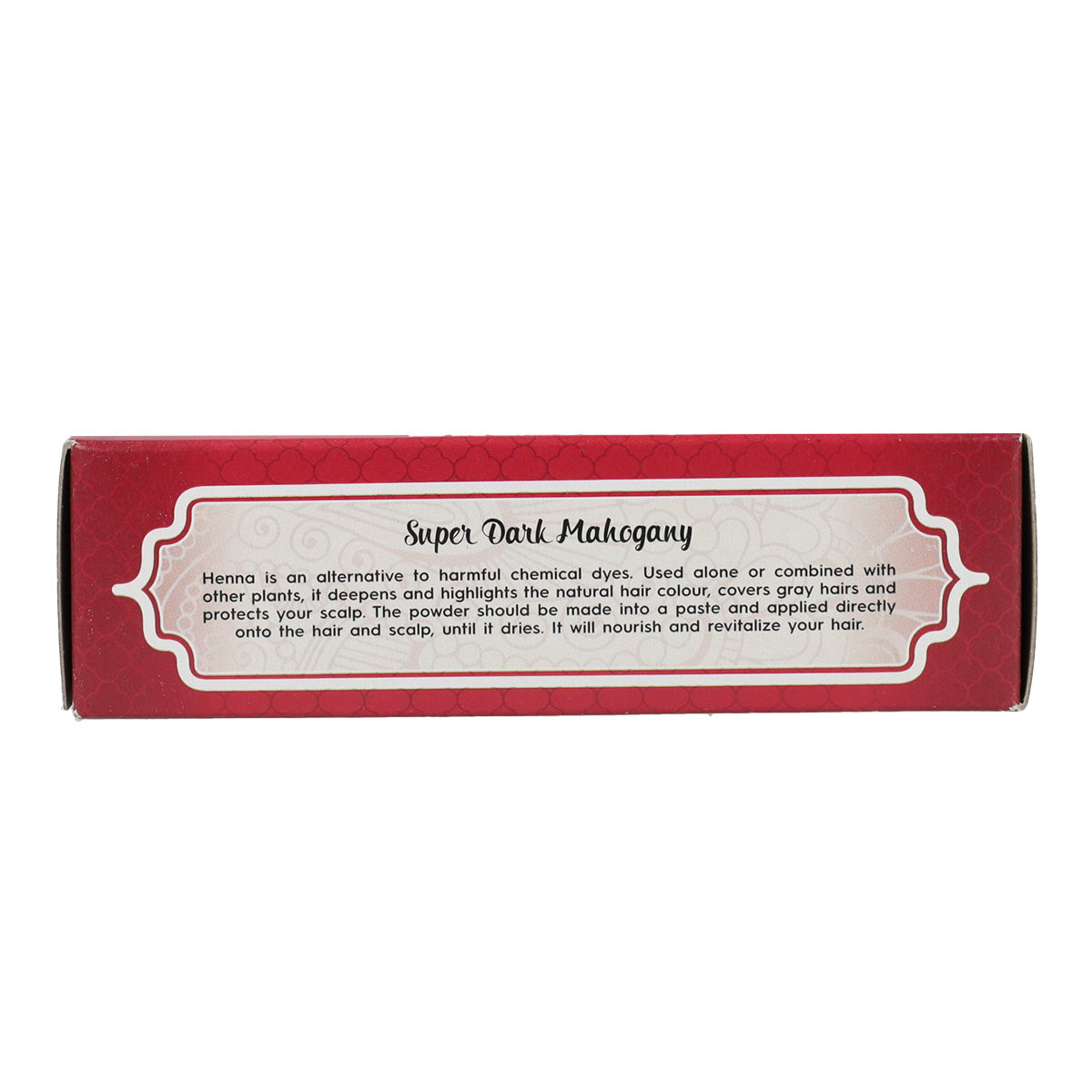 Henna polvo super caoba oscuro Radhe Shyam 100 g