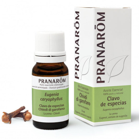 Aceite esencial clavo de especias,  Pranarôm 10 ml