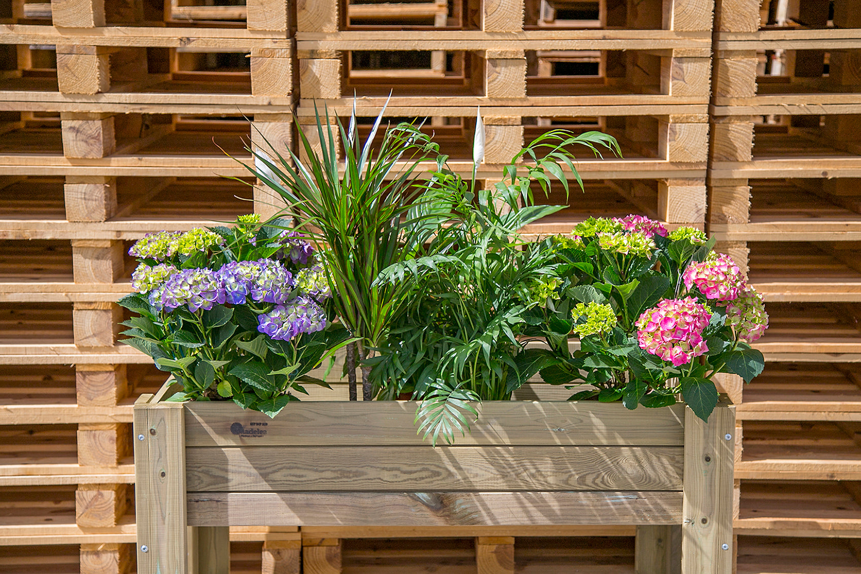 Mesa De Cultivo De Madera 99x39x80cm 80l Huertezuela Autoclave - Madelea..