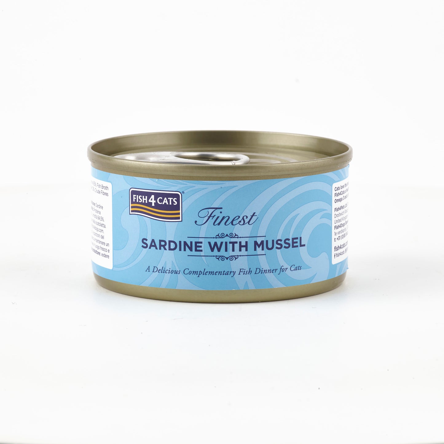 Fish4cats Filete Para Gato – Sardina Con Mejillón 70 G (pack De 10)