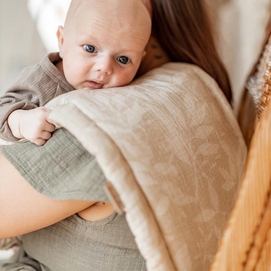 Almohadita Babitas Para Bebé De Muselina 25x60 Cm Mantulien Muslin