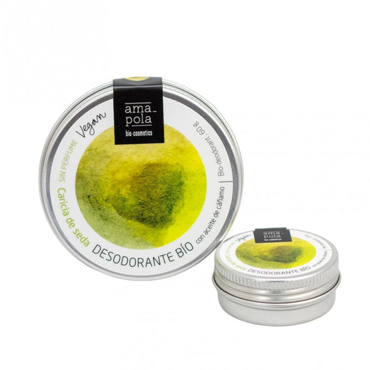 Desodorante BIO sólido caricia de seda Amapola 60 gr