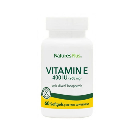 Vitamina E 400 UI Nature's Plus 60 perlas