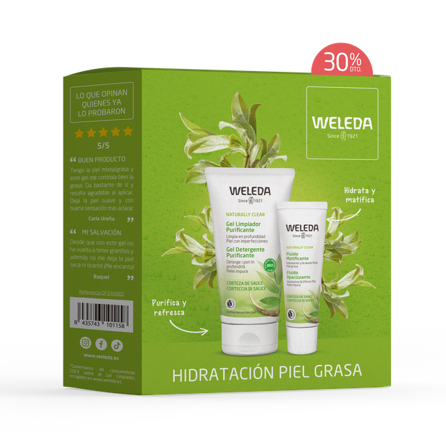 Cofre Piel Grasa - Gel + Loción, Weleda