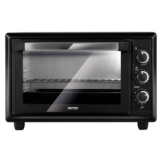 Horno Eléctrico Convección 28 Litros, Sobremesa, Temporizador, Ajuste Temperatura 6 Modos Calor Mpm Mpe-28/t 1500w