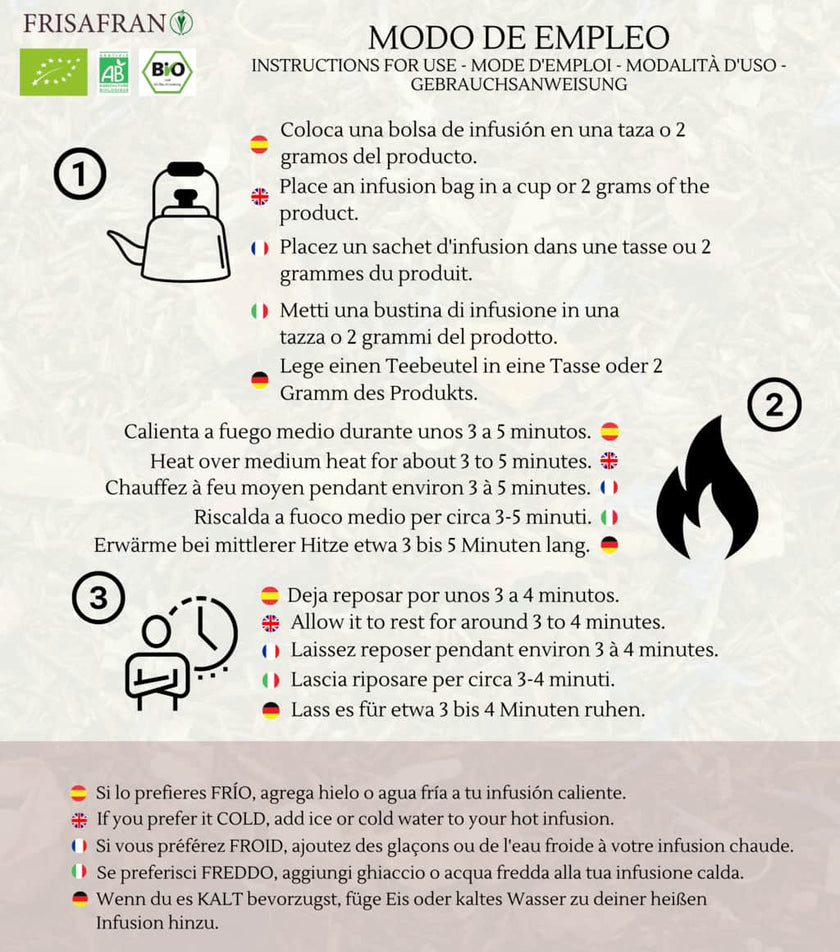 Infusión De Rooibos Naranja Ecológica En Pirámides | Calidad | Frisafran 15 Uds_5