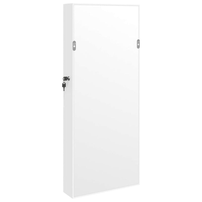 Vidaxl Espejo Con Joyero Y Luces Led Para Pared Blanco_5