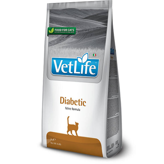 Vet Life Fórmula felina Diabetic Pienso veterinario Famina 2 kg