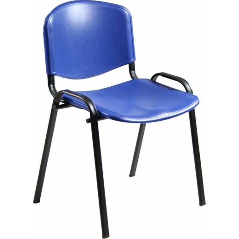 Pack 4 Sillas Unisit Confidente Dado Plástico Azul_0