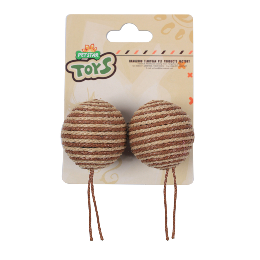 Wuapu Juguete Gato 2 Pelotas_1