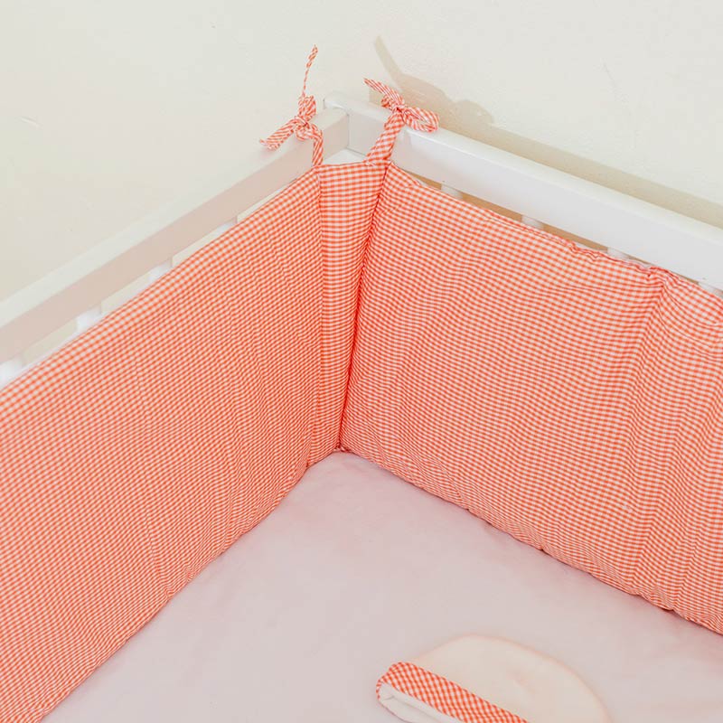 Barrera De Cuna En Algodón Bio Blanco