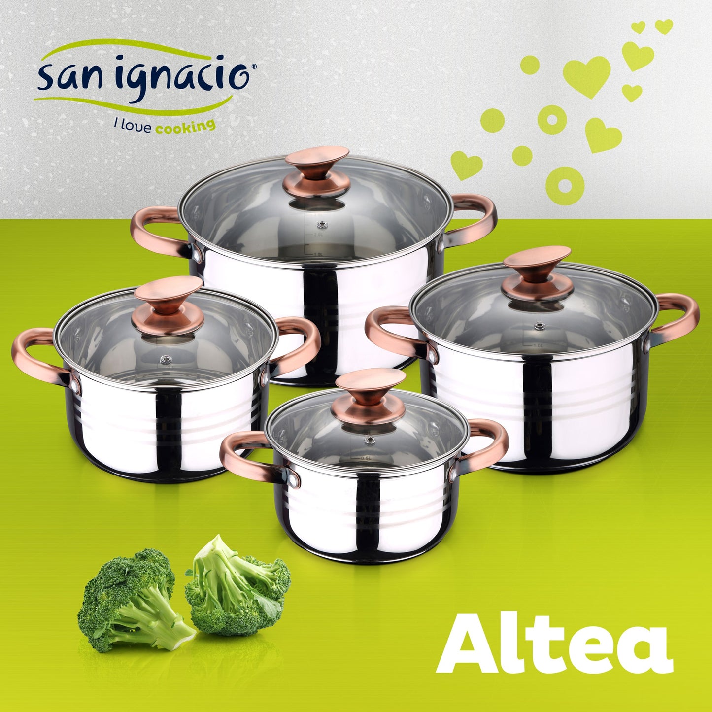 Set Bateria 8 Piezas Sip + Set 3 Sartenes Sip Moma 20/24/28_4