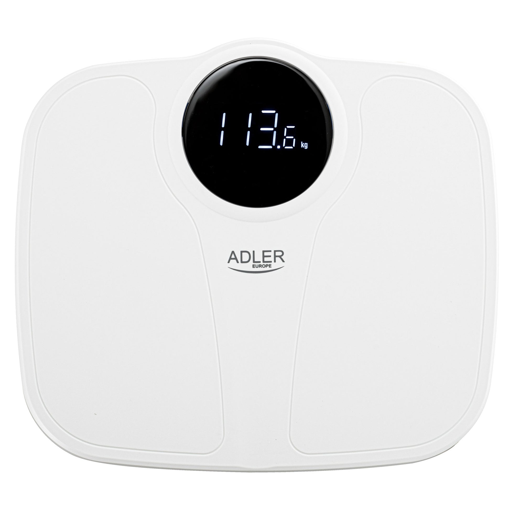 Báscula De Baño Digital, Alta Precisión 180kg, Pantalla Led Apagado Automático, Antideslizante, Briebe, Sc1124w, Blanco