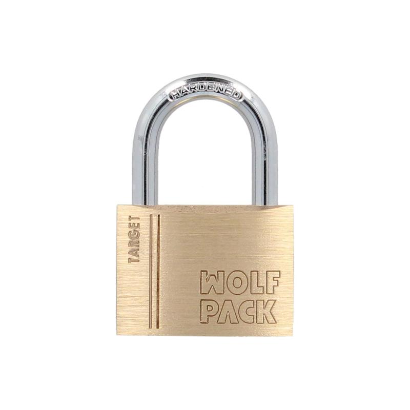 Candado Laton Arco Normal 60 Mm. Serie Target. Arco Endurecido. Candado Maletas, Candado Taquillas, Candado Puertas