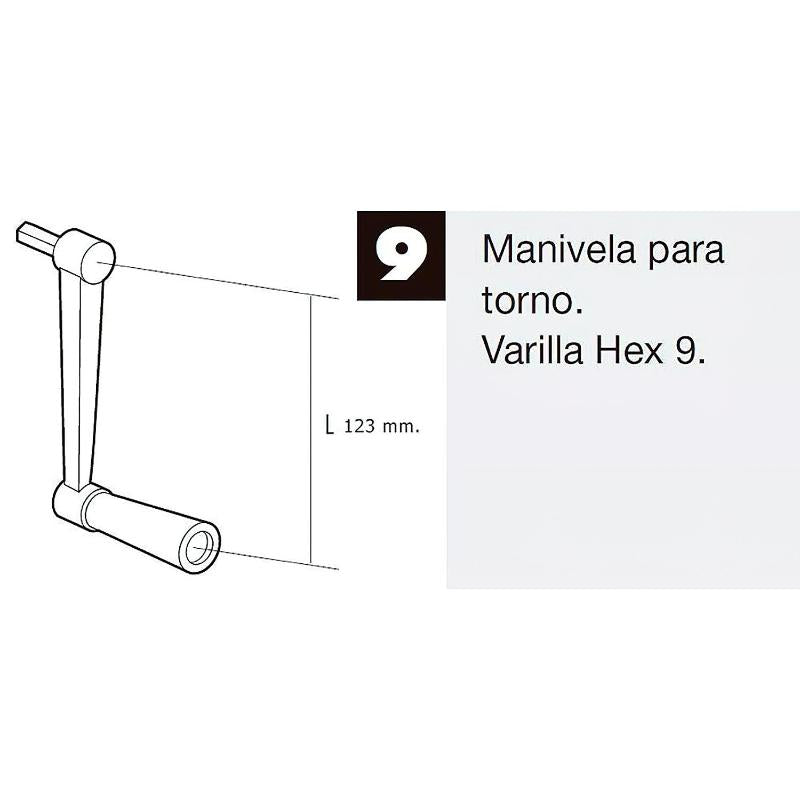 Recogedor Persiana Metal Sin Placa Frente Natural