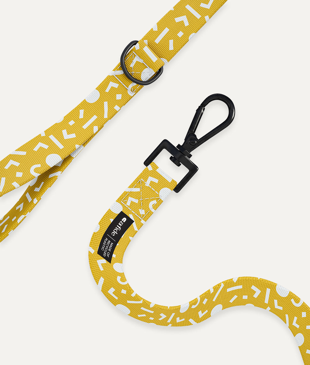 Cafide Correa De 1,2m De Material Pet Reciclado Mostaza. Modelo Juno._1