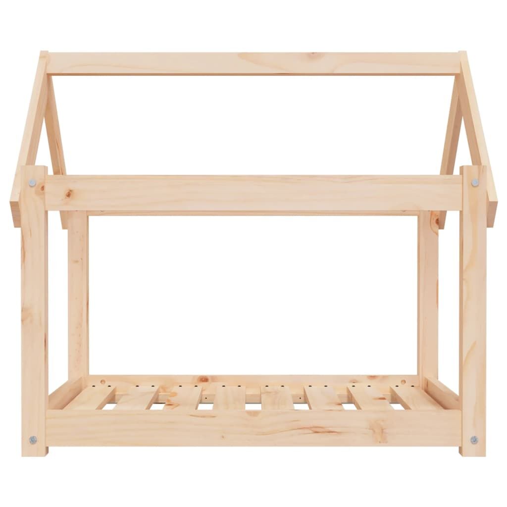 Vidaxl Cama Para Perros Madera Maciza De Pino 81x60x70 Cm_4