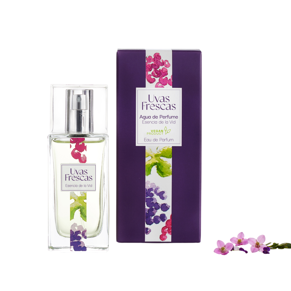 Agua De Perfume Esencia De La Vid Uvas Frescas 50 ml_0