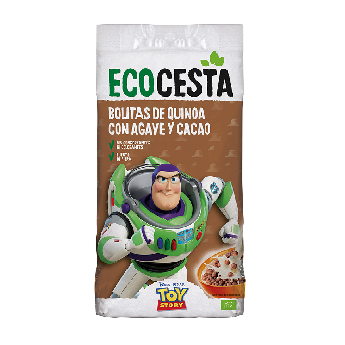 Bolitas de Quinoa con Agave y Cacao Bio edición Disney Ecocesta 300 gr