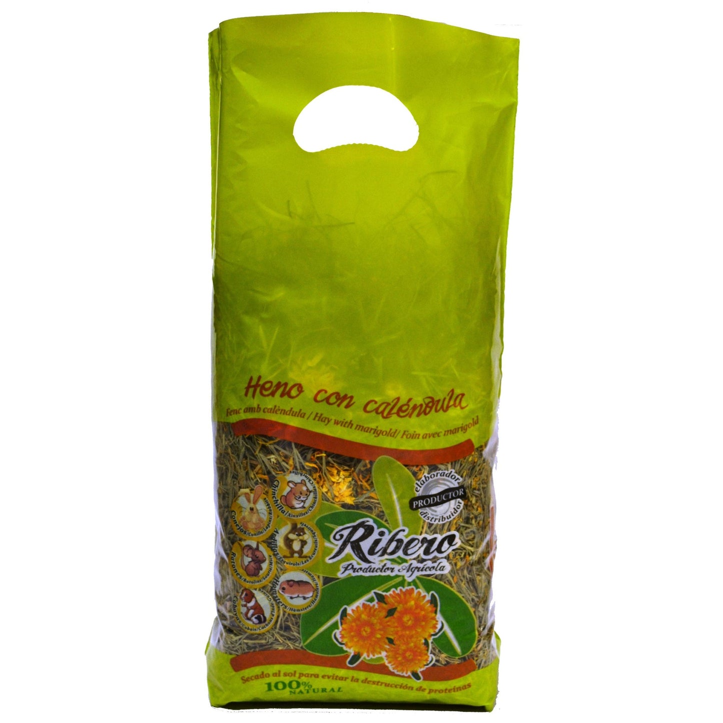 Heno de Festuca con caléndula 500 g Ribero