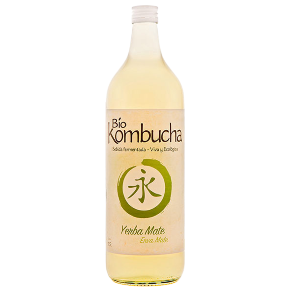 Biokombucha Yerba Mate 1l Viva Sin Gas Añadido_0