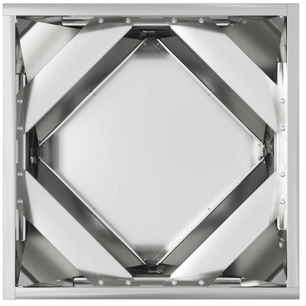Jardinera Plateado 40 X 40 X 40 Cm Acero Galvanizado_5