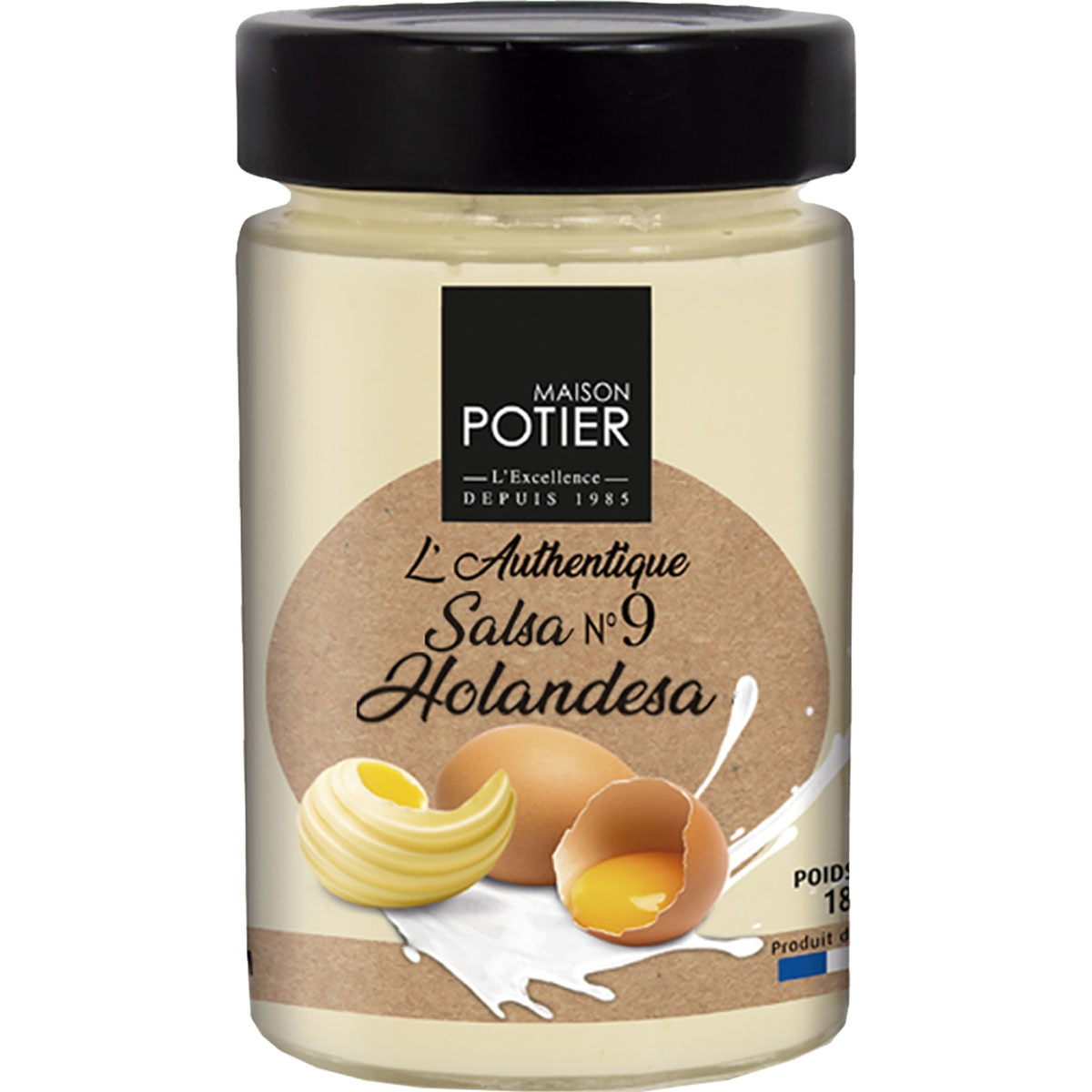 Salsa holandesa nº9 tarro cristal Maison potier 180 grs