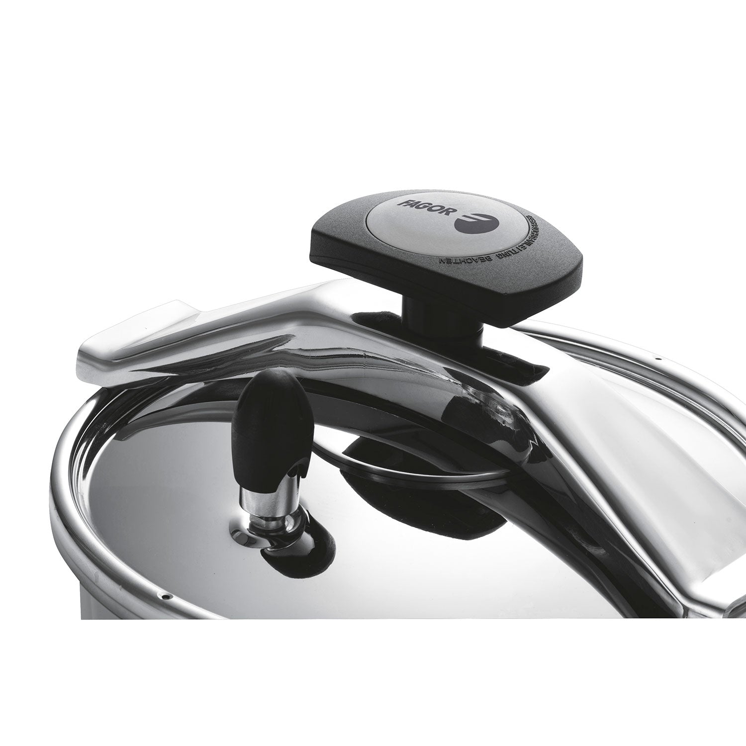 Olla Presión 6 Litros, Inducción, Express, Acero Inox. 18/10 Todas Cocinas, Fondo Termodifusor Fagor Clásica Bombe 6 Plata