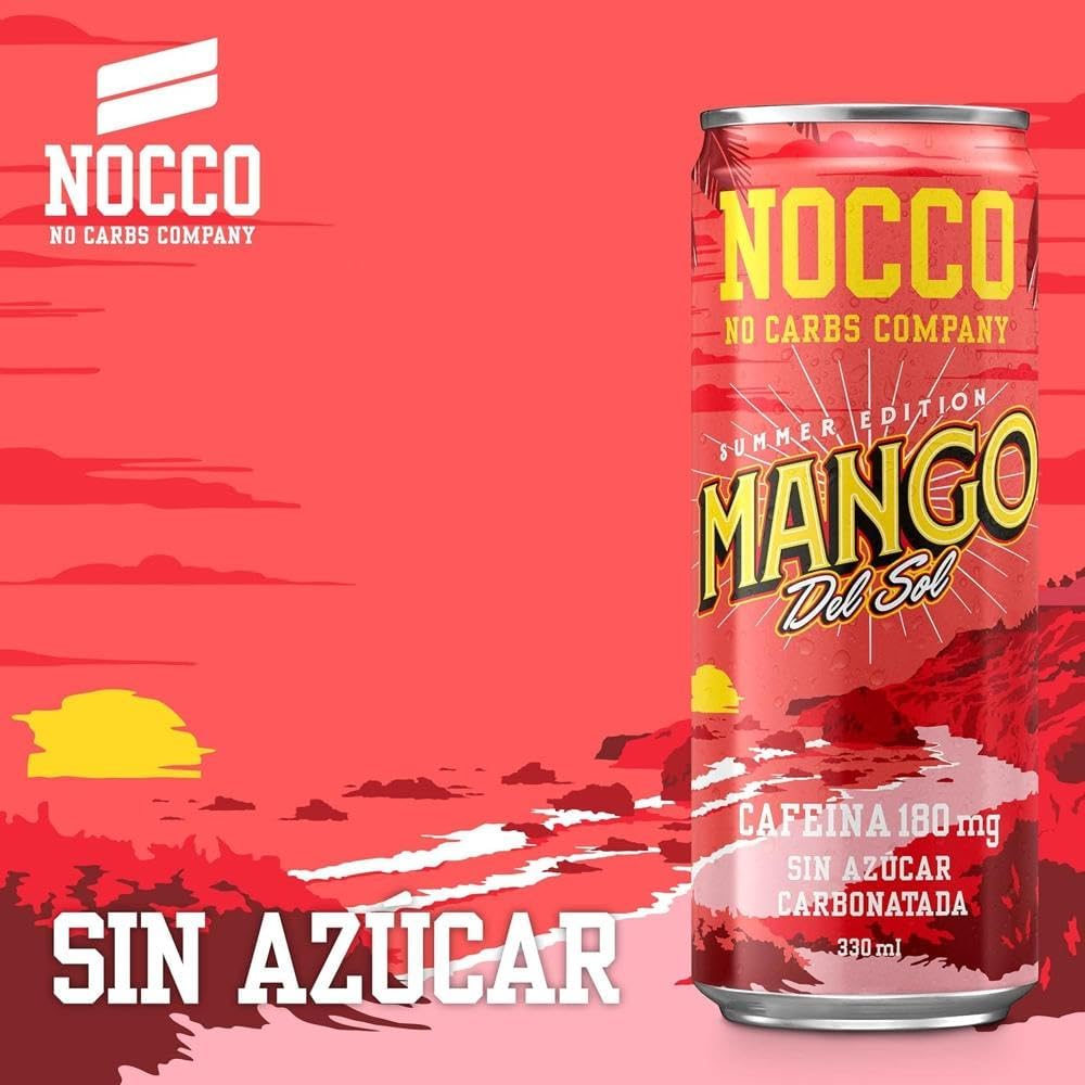 Bebida Energética Bcaa Mango 330ml Nocco_4