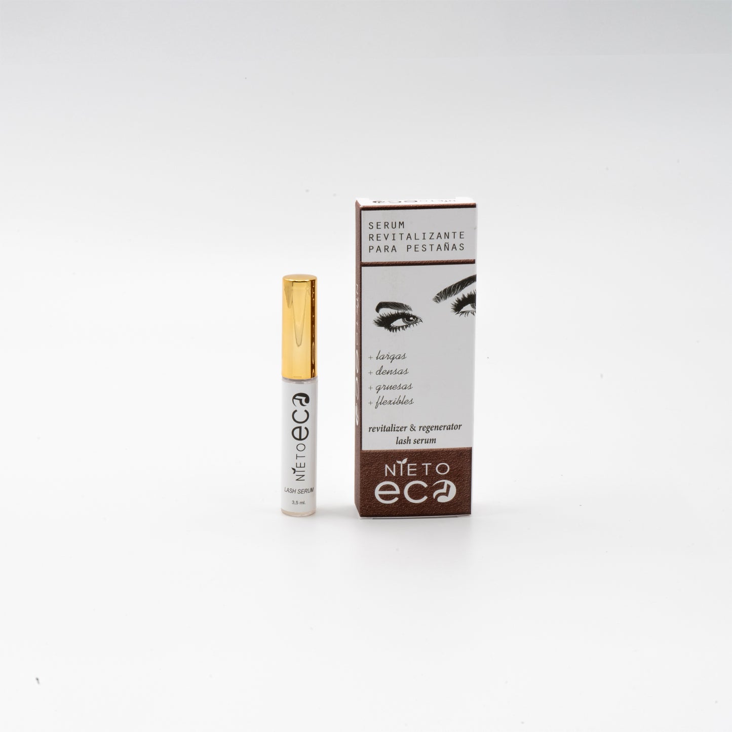 Serum Revitalizante Para Pestañas Y Cejas 3,5ml Nieto Eco_0