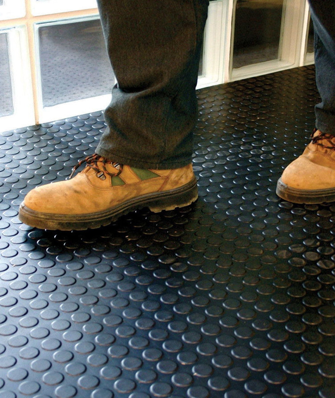 Suelo Goma| Botones Negro| 1mm| Composición 100% Pvc| Suelo Pvc| Revestimiento Pvc