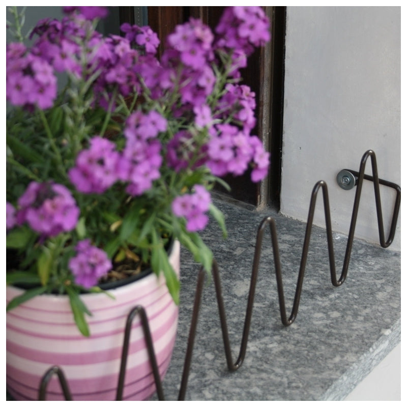 Soporte Anticaida Jardineras Serpentello Gris