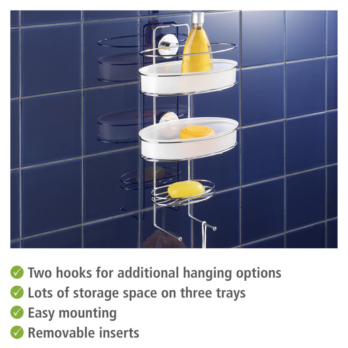 Cesta de Pared para Baño VacuumLoc Wenko