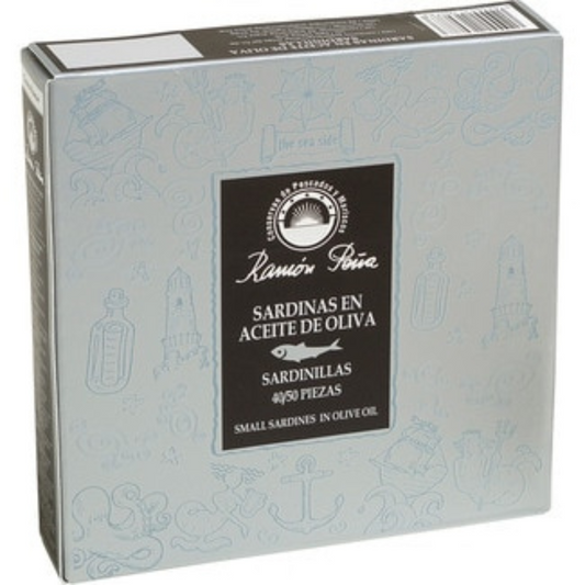 Sardinillas en aceite de oliva 40/50 Piezas Ramon Peña 265 g
