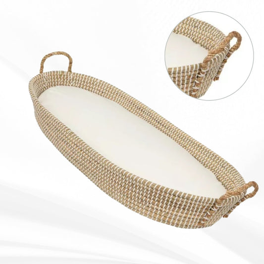 Cambiador De Mimbre Con Colchón 40x80 Cm