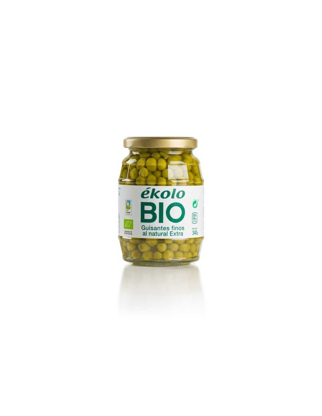 Guisantes Al Natural Bio - 345 G - Ékolo_0