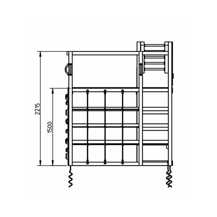 Parque Infantil Masgames Crossfit Xl Barra De Bombero.