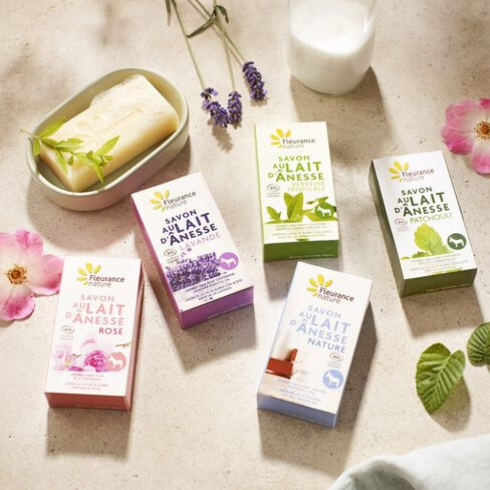 Cofre De 5 Jabones Con Leche De Burra Eco Fleurance Nature 100g_1