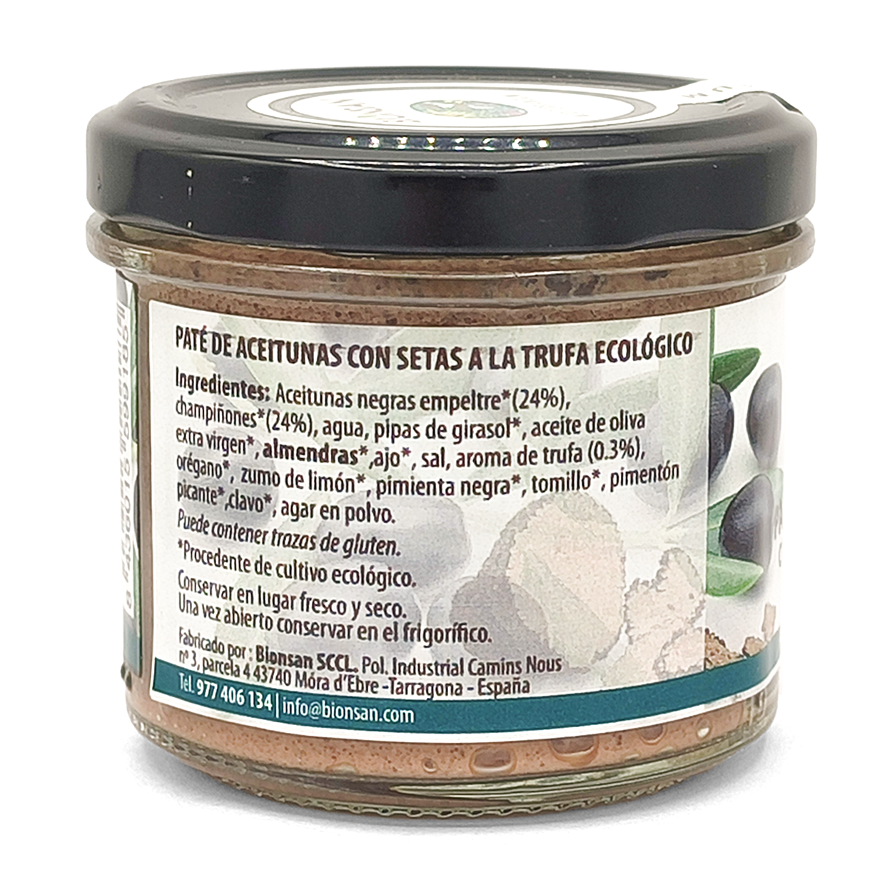 Paté De Aceituna Con Setas A La Trufa Ecológico 105gr_2