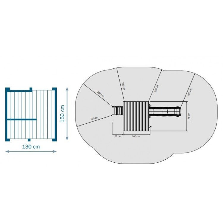 Parque Infantil Masgames Beach Hut Xl Con Challenger.