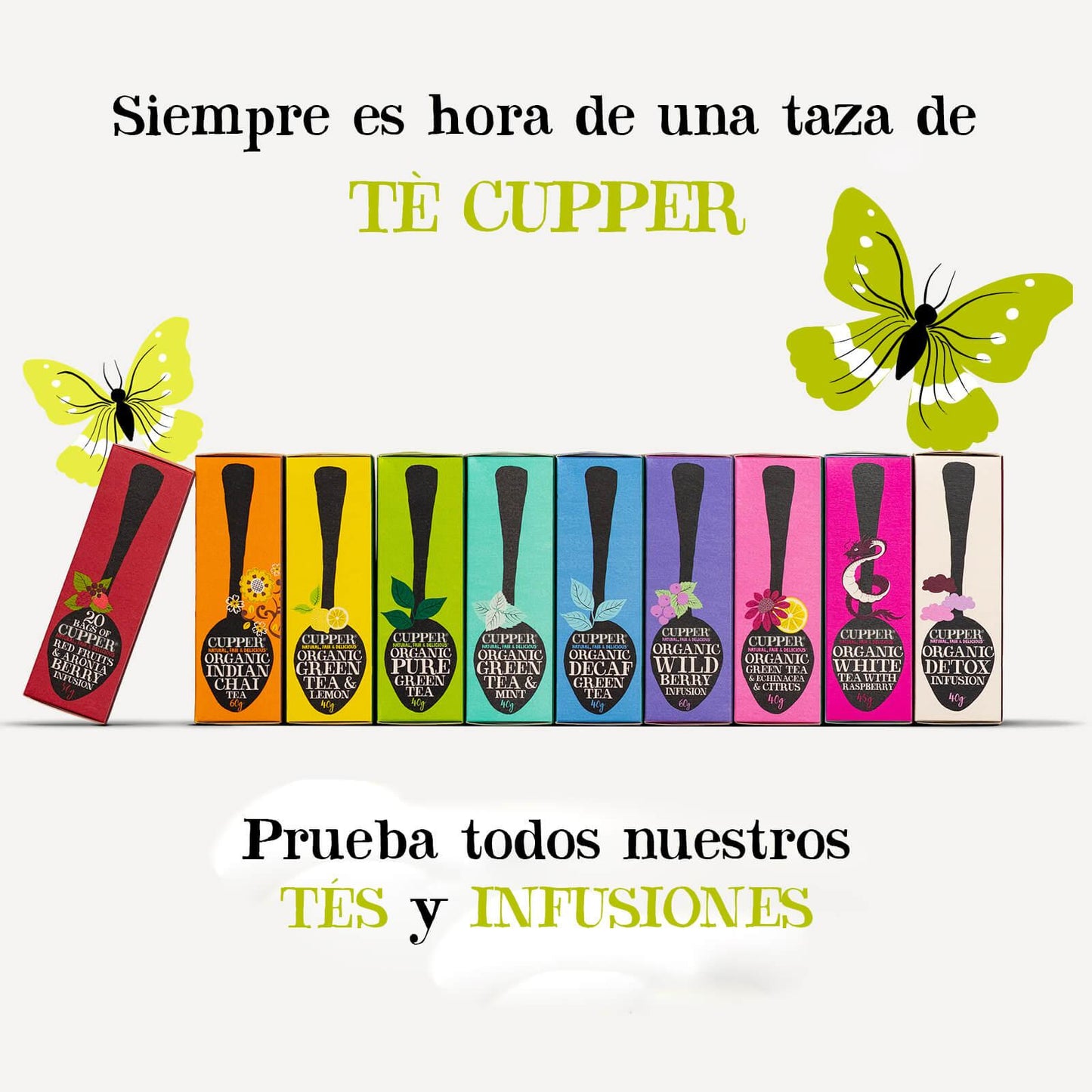 Té Verde Lima y Jengibre Bio Cupper 20 bolsitas