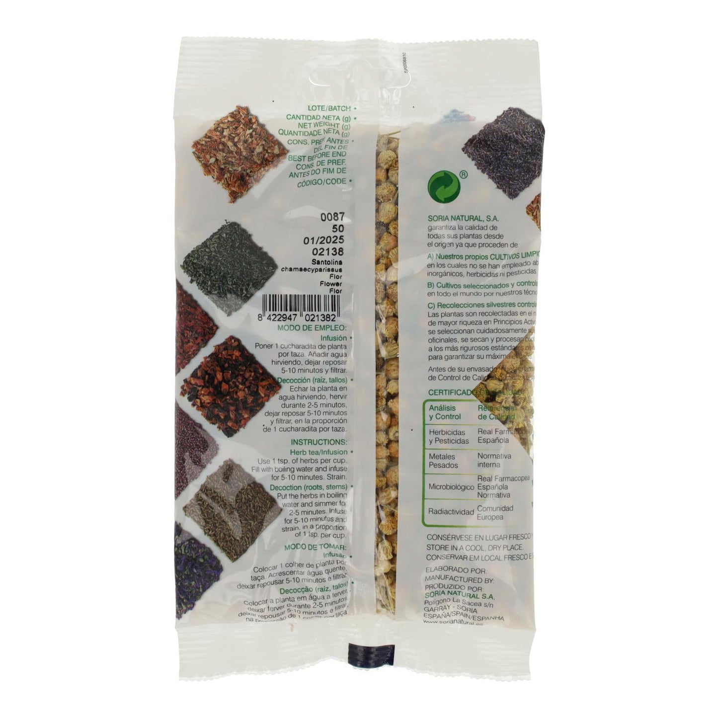 Manzanilla Mahón Soria Natural, 50 g