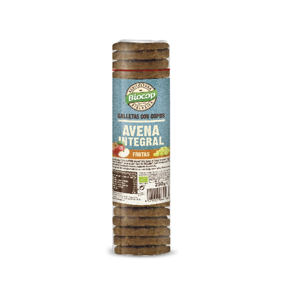 Galletas con Copos de Avena Integral y Frutas Biocop 250 g