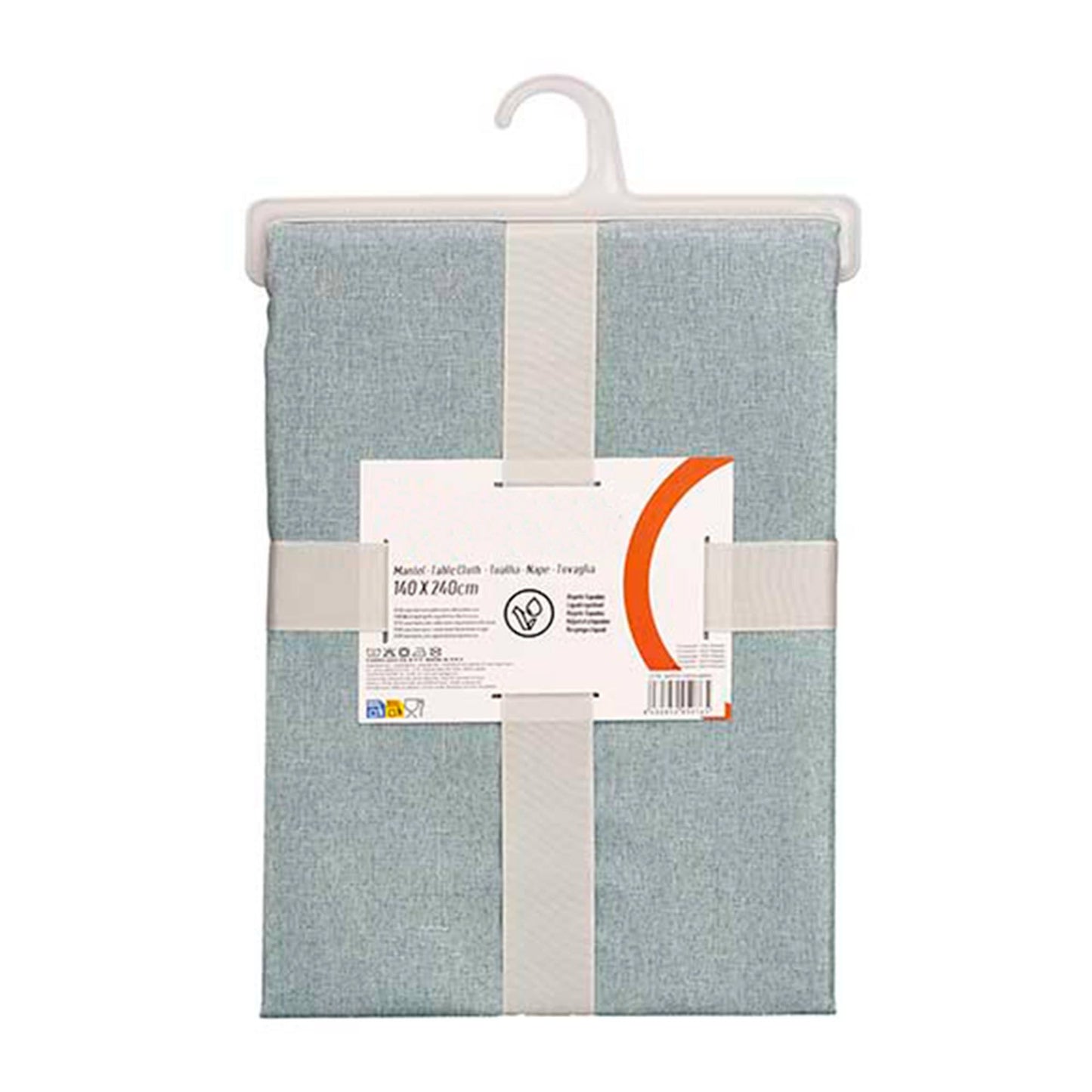 Mantel Poliester 140x240cm Azul Palo Colección Kinvara